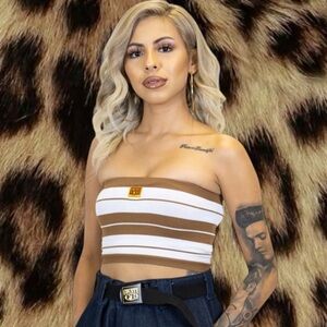 FB COUNTY Charlie Brown Tube Top